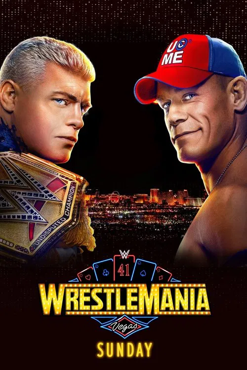 WWE WrestleMania – 41 (2025) Night One & Night Two Dual Audio [Hindi DD2.0 & English] MAIN EVENT 480p | 720p | 1080p WEB-DL